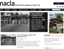 Tablet Screenshot of nacla.org